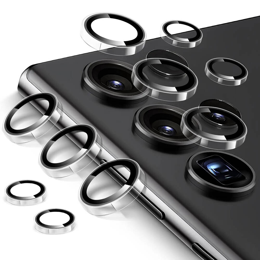 Samsung Galaxy S24 Ultra Uyumlu Wiwu LG-008 Lens Guard Darbelere Karşı Dayanıklı Kamera Lens Koruyucu - 5