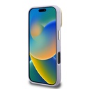 Apple iPhone 16 Pro Max Uyumlu Kılıf Guess Orjinal Lisanslı M-safe Şarj Özellikli Sıcak Baskılı Yazı Logolu Kamera Standlı PU Deri Peony Kapak - 4