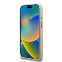 Apple iPhone 15 Pro Max Uyumlu Kılıf Guess Orjinal Lisanslı PU Deri Taşlı Üçgen Logo 4G Desenli Kamera Standlı Kapak - 11