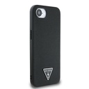Apple iPhone 16E Uyumlu Kılıf Guess Orjinal Lisanslı M-safe Şarj Özellikli Grained Triangle Kapak - 3