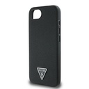 Apple iPhone 16E Uyumlu Kılıf Guess Orjinal Lisanslı M-safe Şarj Özellikli Grained Triangle Kapak - 5