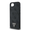 Apple iPhone 16E Uyumlu Kılıf Guess Orjinal Lisanslı M-safe Şarj Özellikli PU Üçgen Logo 4G Desenli Kapak - 12