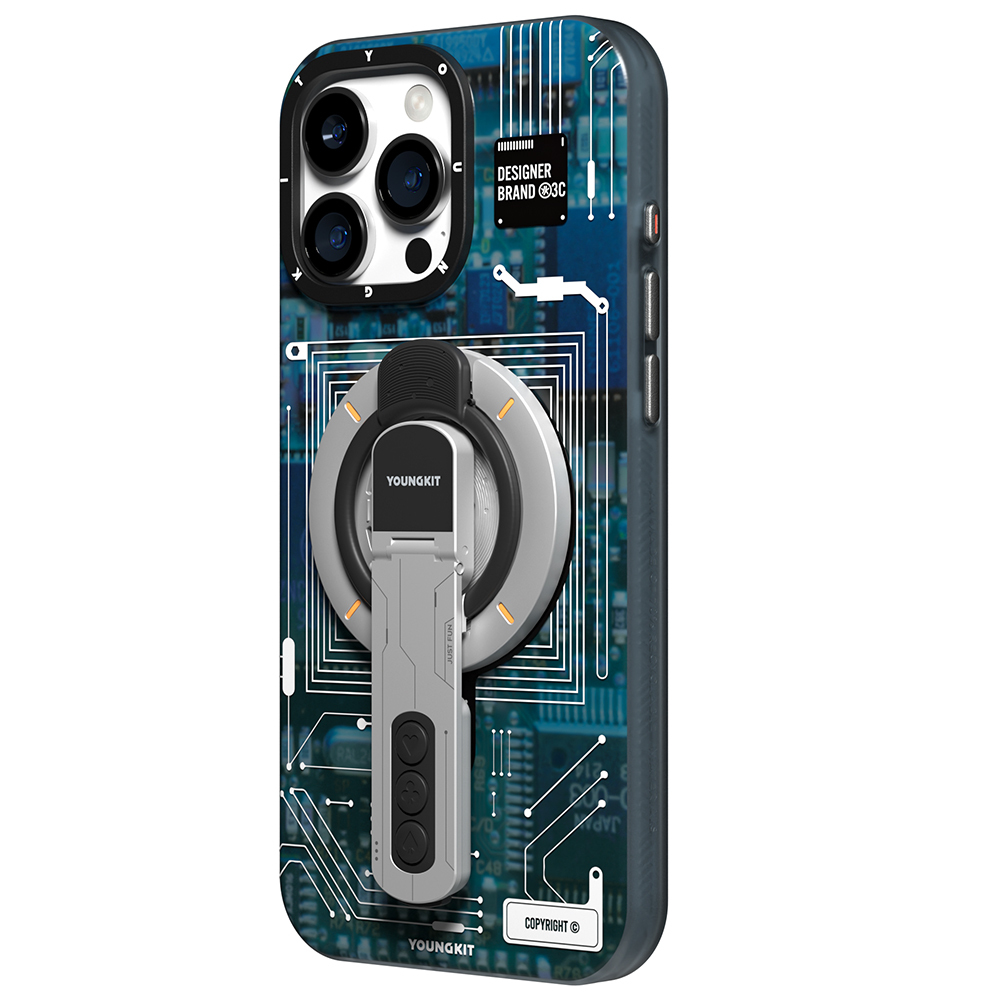 Youngkit Technology Serisi Telefon ve Tabletler için Magnetik Ring Stand - 16