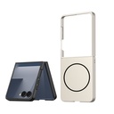 Samsung Galaxy Z Flip Uyumlu 7 Kılıf Wireless Şarj Özellikli Zore Kıpta M-safe Kapak - 4