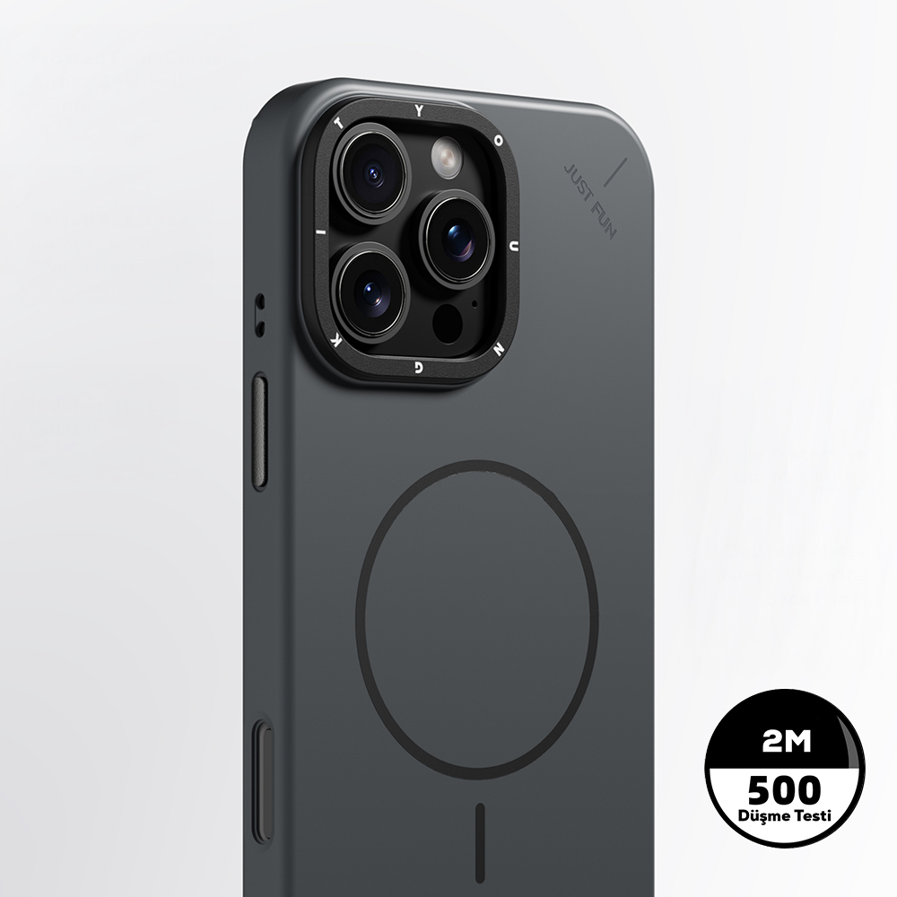 Apple iPhone 15 Pro Max Uyumlu Kılıf M-safe Şarj Özellikli Youngkit Dynamag Serisi Kapak - 3