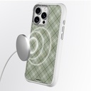 Apple iPhone 16 Pro Uyumlu Kılıf M-safe Şarj Özellikli Youngkit Argyle Serisi Kapak - 10