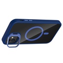 Apple iPhone 11 Uyumlu Kılıf Standlı ve Kamera Lens Hediyeli M-Safe Şarj Özellikli Zore Etro Kapak - 8