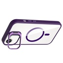 Apple iPhone 16E Uyumlu Kılıf Standlı ve Kamera Lens Hediyeli M-Safe Şarj Özellikli Zore Etro Kapak - 2