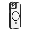 Apple iPhone 16E Uyumlu Kılıf Standlı ve Kamera Lens Hediyeli M-Safe Şarj Özellikli Zore Etro Kapak - 3