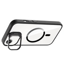 Apple iPhone 16E Uyumlu Kılıf Standlı ve Kamera Lens Hediyeli M-Safe Şarj Özellikli Zore Etro Kapak - 4