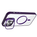 Apple iPhone 14 Pro Max Uyumlu Kılıf Standlı ve Kamera Lens Hediyeli M-Safe Şarj Özellikli Zore Etro Kapak - 2