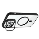 Apple iPhone 14 Pro Max Uyumlu Kılıf Standlı ve Kamera Lens Hediyeli M-Safe Şarj Özellikli Zore Etro Kapak - 10