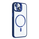 Apple iPhone 15 Uyumlu Kılıf Standlı ve Kamera Lens Hediyeli M-Safe Şarj Özellikli Zore Etro Kapak - 11