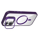 Apple iPhone 16 Uyumlu Kılıf Standlı ve Kamera Lens Hediyeli M-Safe Şarj Özellikli Zore Etro Kapak - 4