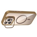 Apple iPhone 16 Pro Uyumlu Kılıf Standlı ve Kamera Lens Hediyeli M-Safe Şarj Özellikli Zore Etro Kapak - 8