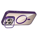 Apple iPhone 16 Pro Max Uyumlu Kılıf Standlı ve Kamera Lens Hediyeli M-Safe Şarj Özellikli Zore Etro Kapak - 6