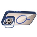 Apple iPhone 16 Pro Max Uyumlu Kılıf Standlı ve Kamera Lens Hediyeli M-Safe Şarj Özellikli Zore Etro Kapak - 8