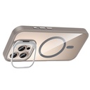 Apple iPhone 16 Pro Max Uyumlu Kılıf Standlı ve Kamera Lens Hediyeli M-Safe Şarj Özellikli Zore Etro Kapak - 10