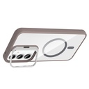 Samsung Galaxy A55 Uyumlu Kılıf Standlı ve Kamera Lens Hediyeli M-Safe Şarj Özellikli Zore Etro Kapak - 6