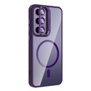 Samsung Galaxy S24 Plus Uyumlu Kılıf Standlı ve Kamera Lens Hediyeli M-Safe Şarj Özellikli Zore Etro Kapak - 3