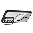 Samsung Galaxy S24 FE Uyumlu Kılıf Standlı ve Kamera Lens Hediyeli M-Safe Şarj Özellikli Zore Etro Kapak - 6