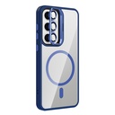 Samsung Galaxy S25 Uyumlu Kılıf Standlı ve Kamera Lens Hediyeli M-Safe Şarj Özellikli Zore Etro Kapak - 3