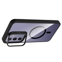 Samsung Galaxy S25 Plus Uyumlu Kılıf Standlı ve Kamera Lens Hediyeli M-Safe Şarj Özellikli Zore Etro Kapak - 4