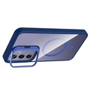 Samsung Galaxy S25 Plus Uyumlu Kılıf Standlı ve Kamera Lens Hediyeli M-Safe Şarj Özellikli Zore Etro Kapak - 8