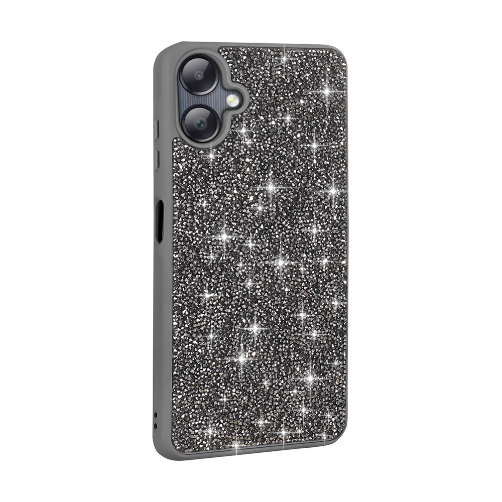 Samsung Galaxy A06 Uyumlu Kılıf Parlak Taşlı Tasarım Zore Pırlanta Kapak - 6