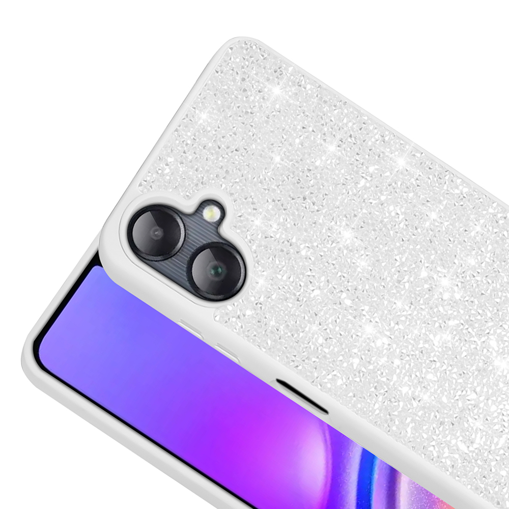 Samsung Galaxy A06 Uyumlu Kılıf Parlak Taşlı Tasarım Zore Pırlanta Kapak - 7