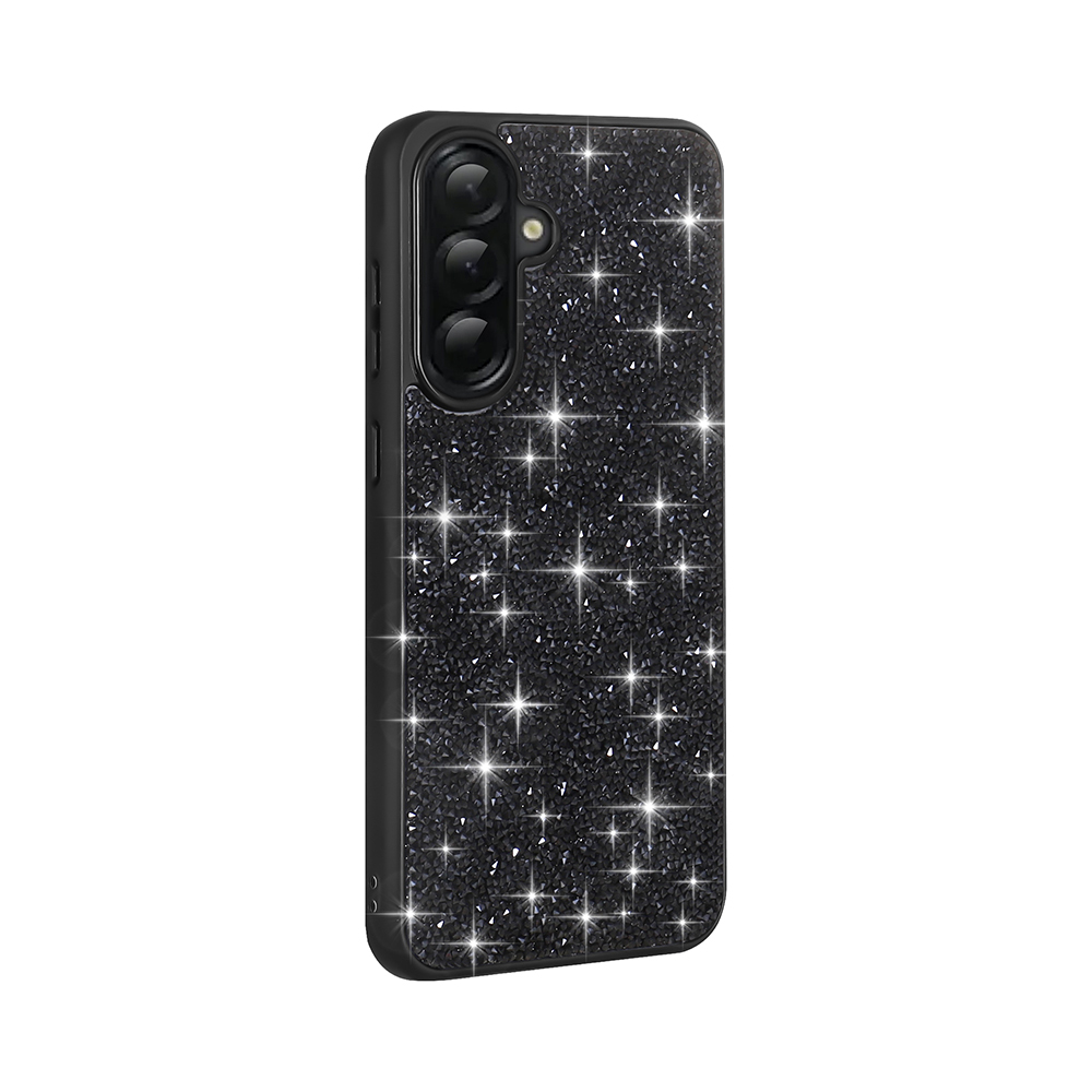 Samsung Galaxy A36 Uyumlu Kılıf Parlak Taşlı Tasarım Zore Pırlanta Kapak - 3