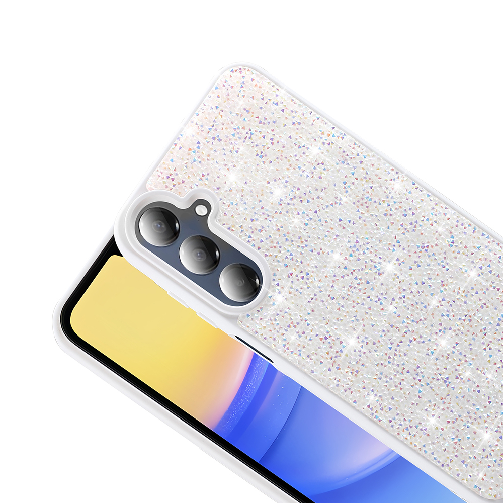 Samsung Galaxy A26 Uyumlu Kılıf Parlak Taşlı Tasarım Zore Pırlanta Kapak - 3