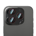 Apple iPhone 16 Pro Uyumlu CaseWorld Karbon Fiber Serisi Anti Reflective Ultra Clear Full Kamera Lens Koruyucu - 2