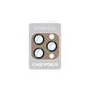Apple iPhone 16 Pro Uyumlu CaseWorld Karbon Fiber Serisi Anti Reflective Ultra Clear Full Kamera Lens Koruyucu - 4