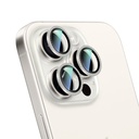 Apple iPhone 15 Pro Max Uyumlu CaseWorld Alloy Sparkling Diamond Serisi Taşlı Lens Koruyucu - 3