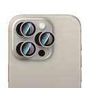 Apple iPhone 15 Pro Max Uyumlu CaseWorld Alloy Sparkling Diamond Serisi Taşlı Lens Koruyucu - 4