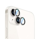 Apple iPhone 15 Uyumlu CaseWorld Alloy Sparkling Diamond Serisi Taşlı Lens Koruyucu - 5