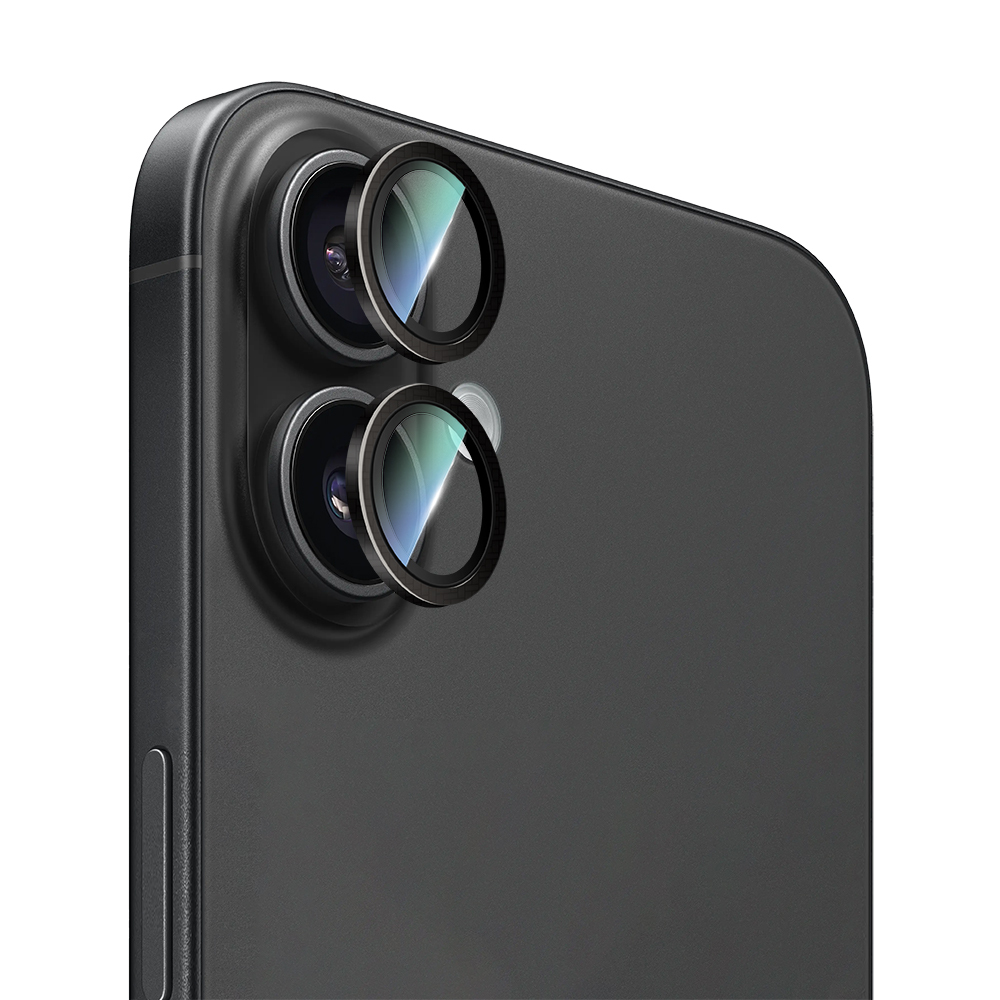 Apple iPhone 16 Plus Uyumlu CaseWorld Karbon Fiber Serisi Anti Reflective Ultra Clear Full Kamera Lens Koruyucu - 2