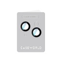 Apple iPhone 14 Uyumlu CaseWorld Alloy Serisi Oleofobik Anti Reflective Kamera Lens Koruyucu - 4