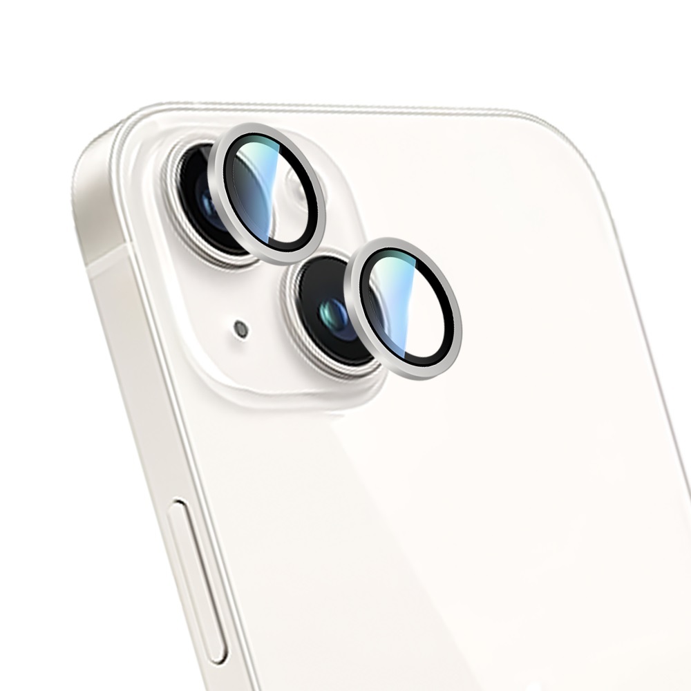 Apple iPhone 14 Uyumlu CaseWorld Alloy Serisi Oleofobik Anti Reflective Kamera Lens Koruyucu - 7