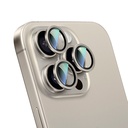 Apple iPhone 16 Pro Max Uyumlu CaseWorld Alloy Two-Color Serisi Lens Koruyucu - 10