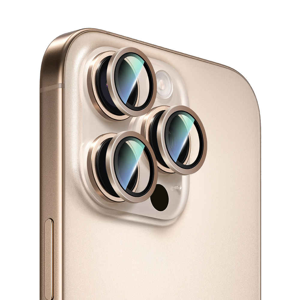 Apple iPhone 16 Pro Uyumlu CaseWorld Sapphire Serisi Anti Reflective Lens Koruyucu - 4