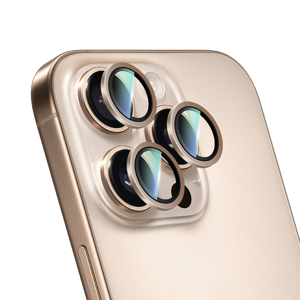 Apple iPhone 16 Pro Uyumlu CaseWorld Sapphire Serisi Anti Reflective Lens Koruyucu - 7