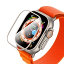 Apple Watch Ultra 49mm Uyumlu CaseWorld Alloy Serisi Safir Akıllı Saat Temperli Cam Ekran Koruyucu - 3