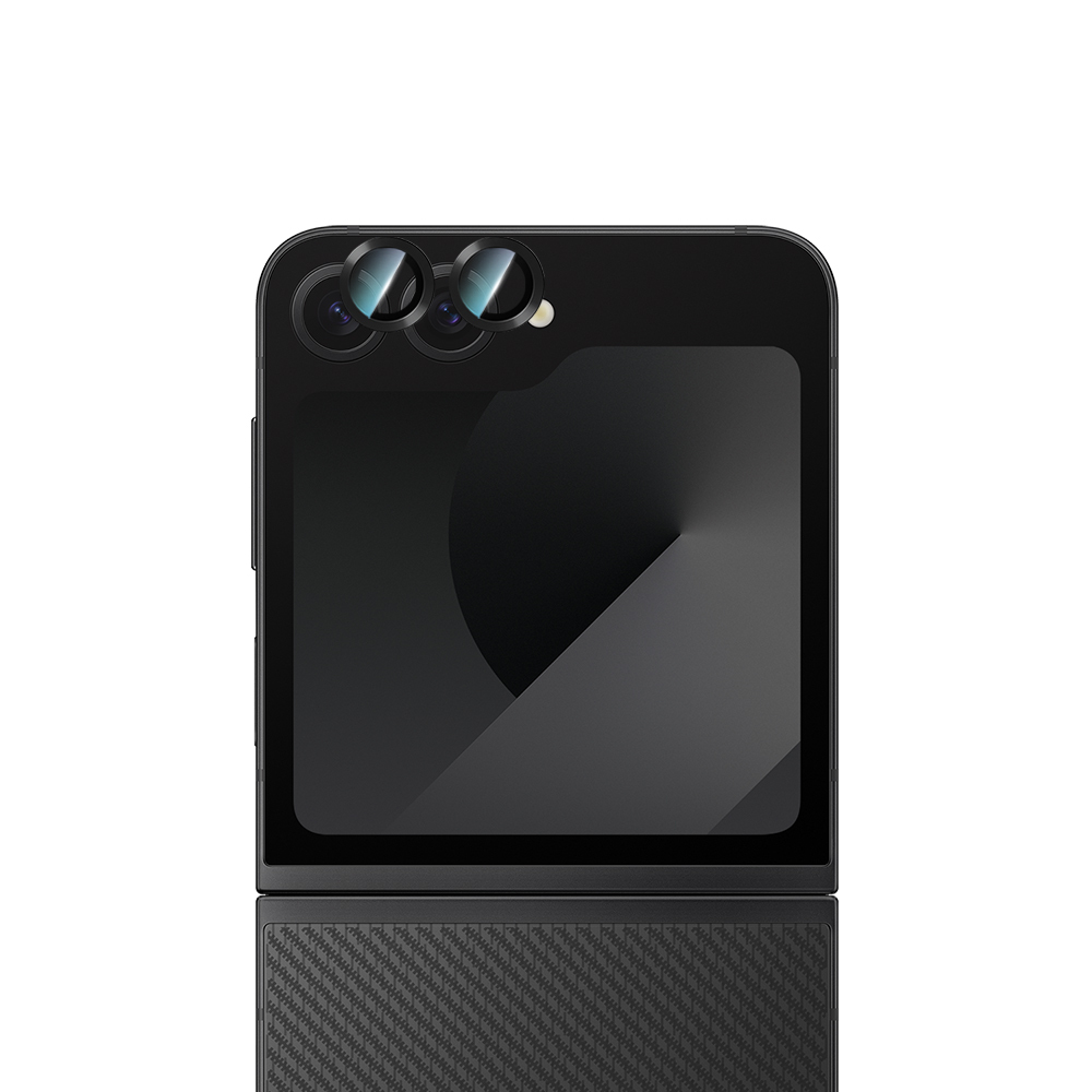 Samsung Galaxy Z Flip 6 Uyumlu CaseWorld Alloy Serisi Oleofobik Anti Reflective Kamera Lens Koruyucu - 1