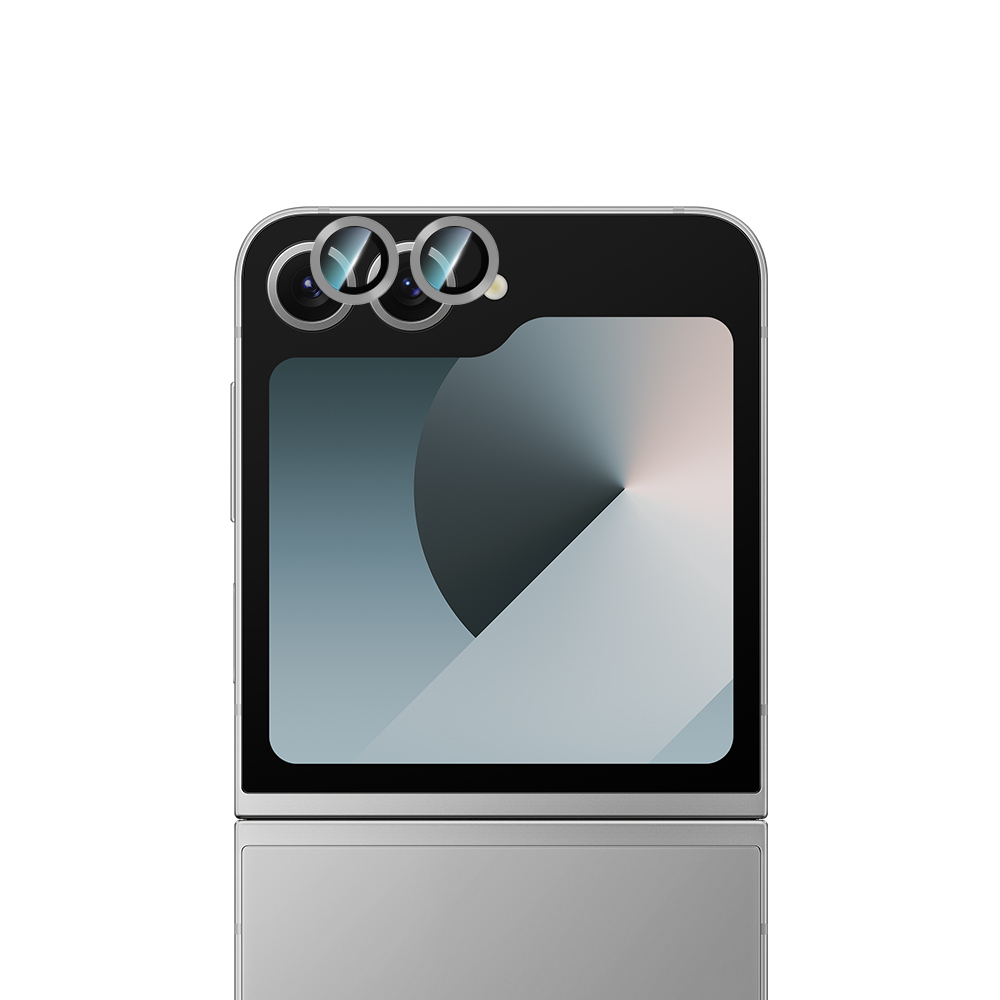 Samsung Galaxy Z Flip 6 Uyumlu CaseWorld Alloy Serisi Oleofobik Anti Reflective Kamera Lens Koruyucu - 5