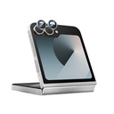 Samsung Galaxy Z Flip 6 Uyumlu CaseWorld Alloy Serisi Oleofobik Anti Reflective Kamera Lens Koruyucu - 6