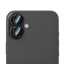 Apple iPhone 16 Uyumlu CaseWorld Karbon Fiber Serisi Anti Reflective Ultra Clear Full Kamera Lens Koruyucu - 1