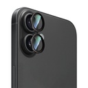 Apple iPhone 16 Uyumlu CaseWorld Karbon Fiber Serisi Anti Reflective Ultra Clear Full Kamera Lens Koruyucu - 2