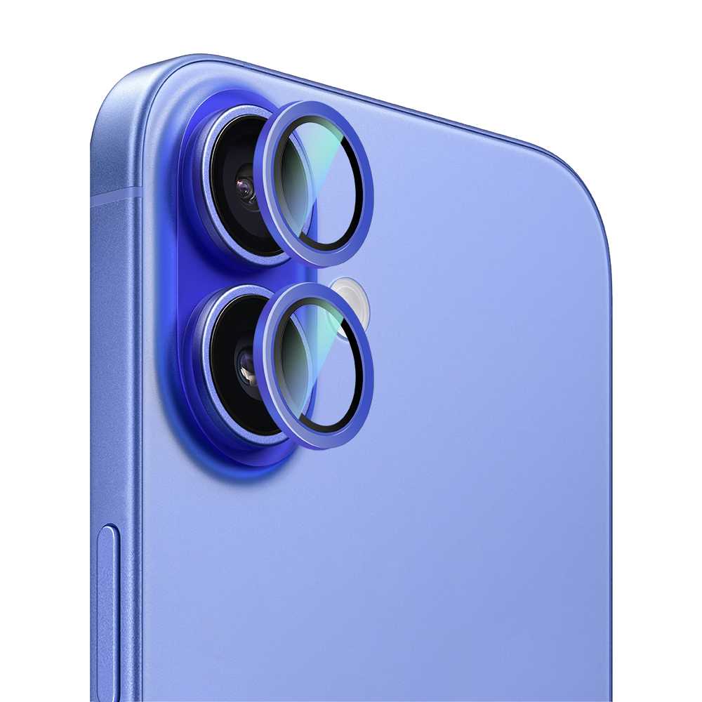 Apple iPhone 16 Uyumlu CaseWorld Alloy Serisi Oleofobik Anti Reflective Kamera Lens Koruyucu - 6